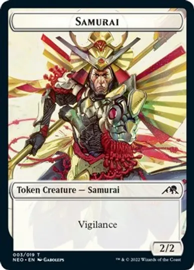 Samurai Token // Kaito Shizuki Emblem